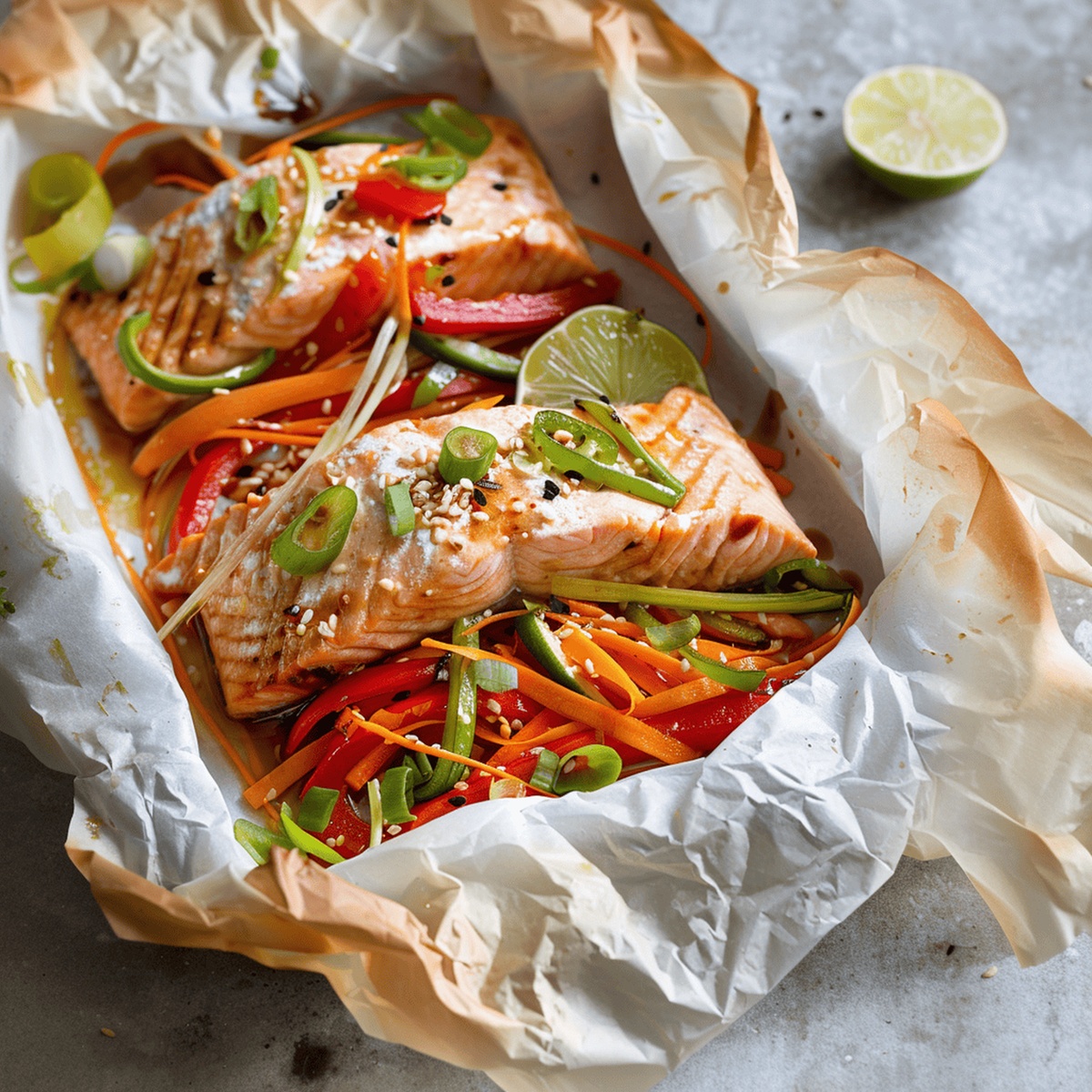 Easy Salmon en Papillote: Moist & Flavorful Dinner
